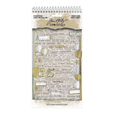 Idea-Ology Sticker Book Traditional Christmas words- by Tim Holtz