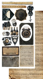 Alchemy of Art- 6X12 Extras Paper Set -In Silence - Junk Journal