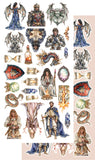 Alchemy of Art- 6X12 Extras Paper Set, The Legends of the Dragon
