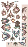 Alchemy of Art- 6X12 Extras Paper Set, The Legends of the Dragon