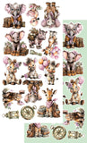 Alchemy of Art- 6X12 Extras Paper Set, Wild Adventures