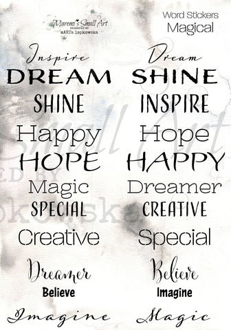 Maremi's Words Stickers 'Magical'