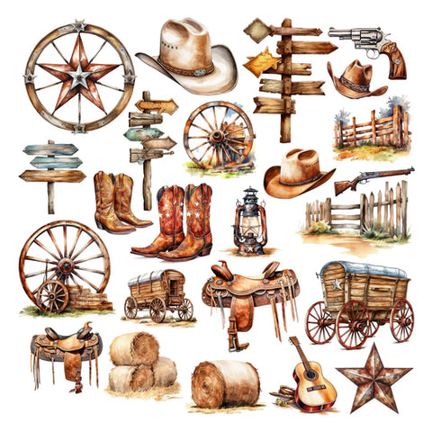 Simply Stated- Wild West Accessories Ephemera