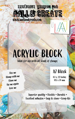 AALL and Create Acrylic Block A7