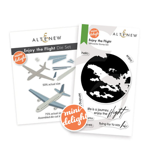 Altenew Mini Delight Enjoy the Flight Stamp and Die Set