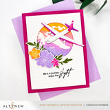 Altenew Mini Delight Enjoy the Flight Stamp and Die Set