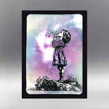 Cosmic Shimmer Blowing Bubbles Pre Cut Rubber Stamp Set by Andy Skinner