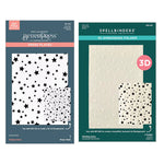 Spellbinders Wishing and Falling Stars 3D Embossing Folder and BetterPress Bundle from the Little Smiles Collection