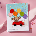 Spellbinders Go Kart Go Etched Dies from the Little Smiles Collection