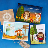 Spellbinders CAMP DAYS ETCHED DIES BY ALLISON FRAZIER