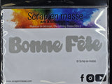 Scrap en masse matrice de coupe Bonne fête 5
