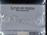Scrap en masse matrice de coupe Bonne fête 6