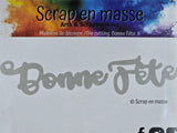 Scrap en masse matrice de coupe Bonne fête 8