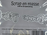 Scrap en masse matrice de coupe Bonne fête 8