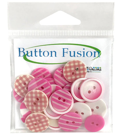 Buttons Galore Theme Novelty Buttons Pink Patchwork