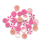 Buttons Galore Theme Novelty Buttons Pink Patchwork