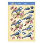 Hunkydory Crafts Beautiful Birds Deco-Large Set - Brilliant Blue Tit