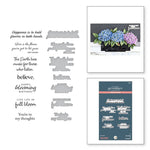 Spellbinders BetterPress Collection - Press Plates and Dies - Nature's Botanical Garden Sentiments