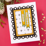 Spellbinders Holiday Backgrounds Panels Press Plates from the Essential Holiday Collection by Lisa Horton