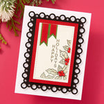 Spellbinders Nested Tree Frame Etched Dies from the Essential Holiday Collection by Lisa Horton