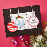 Spellbinders Festive Ornament Etched Dies from the Essential Holiday Collection by Lisa Horton