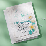 Spellbinders Copperplate On Your Wedding Day BetterPress Plate from the Copperplate On Your Wedding Day Collection by Paul Antonio