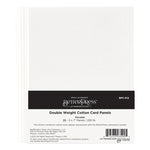 Spellbinders - Porcelain Double Weight BetterPress A7 Cotton Card Panels - 25 Pack