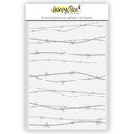 Honey Bee Stamps - Barbed Wire - 3D Embossing Folder