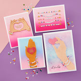 Spellbinders Bestie Beaded Bracelets Etched Dies from the Beads of Friendship Collection