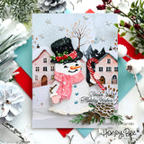 Honey Bee Lovely Layers: Vintage Snowman - Honey Cuts - Stand-Alone Dies