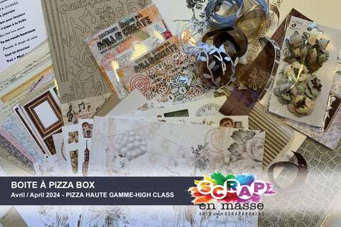 High Class Pizza Box / Boîte Pizza Haute Gamme