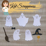 Kat Scrappiness Boo-gy Ghosts Craft Dies