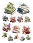 Simply Stated-Colorful Commencement Books Ephemera