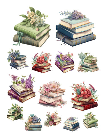 Simply Stated-Colorful Commencement Books Ephemera