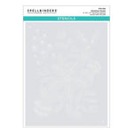 Spellbinders Christmas Florals Stencil from Classic Christmas Collection Etched Dies from the Classic Christmas Collection