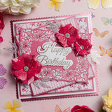 Chloes Creative Cards 5x7 Cut & Emboss Folder - Majestic Flower