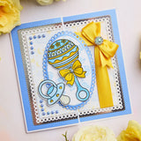 Chloes Creative Cards Metal Die Set - 8x8" Dainty Ovals