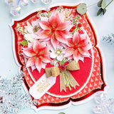 Chloe's Creative Cards Die & Stamp - Beautiful Bouquet Christmas Flowers