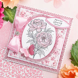 Chloe's Creative Cards Die & Stamp - Peony