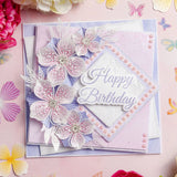 Chloe's Creative Cards Photopolymer Stamp Set (Square) - Majestic Flower