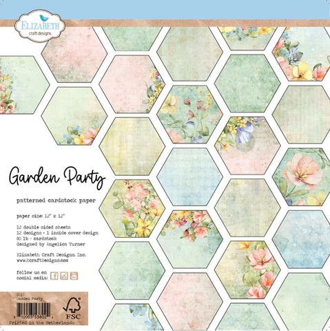Elizabeth Craft Design Garden Party Patterned cardstock paper