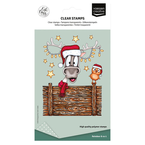 Vaessen Creative - Clear Stamps Reindeer & Co 1 14pcs