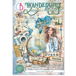 Ciao Bella Wanderlust Junk Journal & Ephemera Book A4 32/Pkg