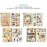 Ciao Bella Wanderlust Junk Journal & Ephemera Book A4 32/Pkg