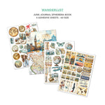 Ciao Bella Wanderlust Junk Journal & Ephemera Book A4 32/Pkg