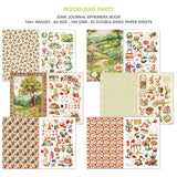 Ciao Bella Woodland Party Junk Journal & Ephemera Book A4 32/Pkg