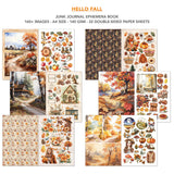 Ciao Bella - Hello Fall Junk Journal Ephemera Book A4 32/Pkg