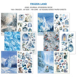 Ciao Bella - Frozen Land Junk Journal Ephemera Book A4 32/Pkg