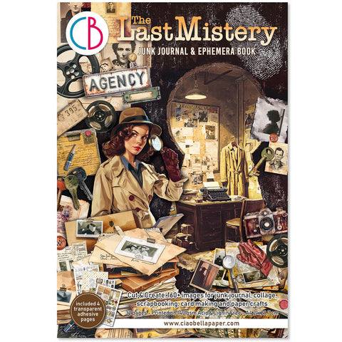 Ciao Bella The Last Mistery Junk Journal & Ephemera Book A4 32/Pkg