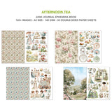 Ciao Bella Afternoon Tea Junk Journal & Ephemera Book A4 32/Pkg